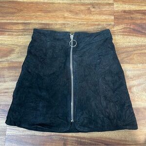 Black Zara mini skirt